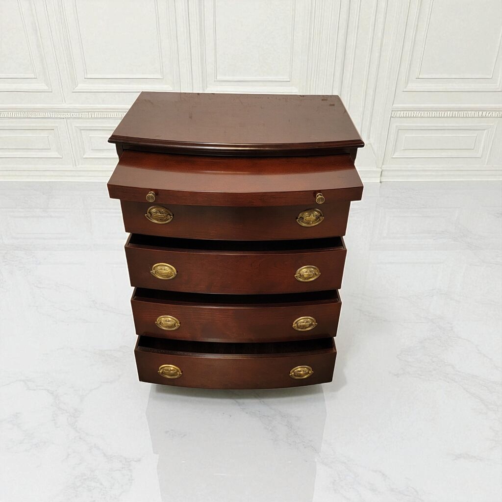 7118 Elegant Vintage Cherry 4 Drawer #Dresser with Slide out Tray and 4 Drawers