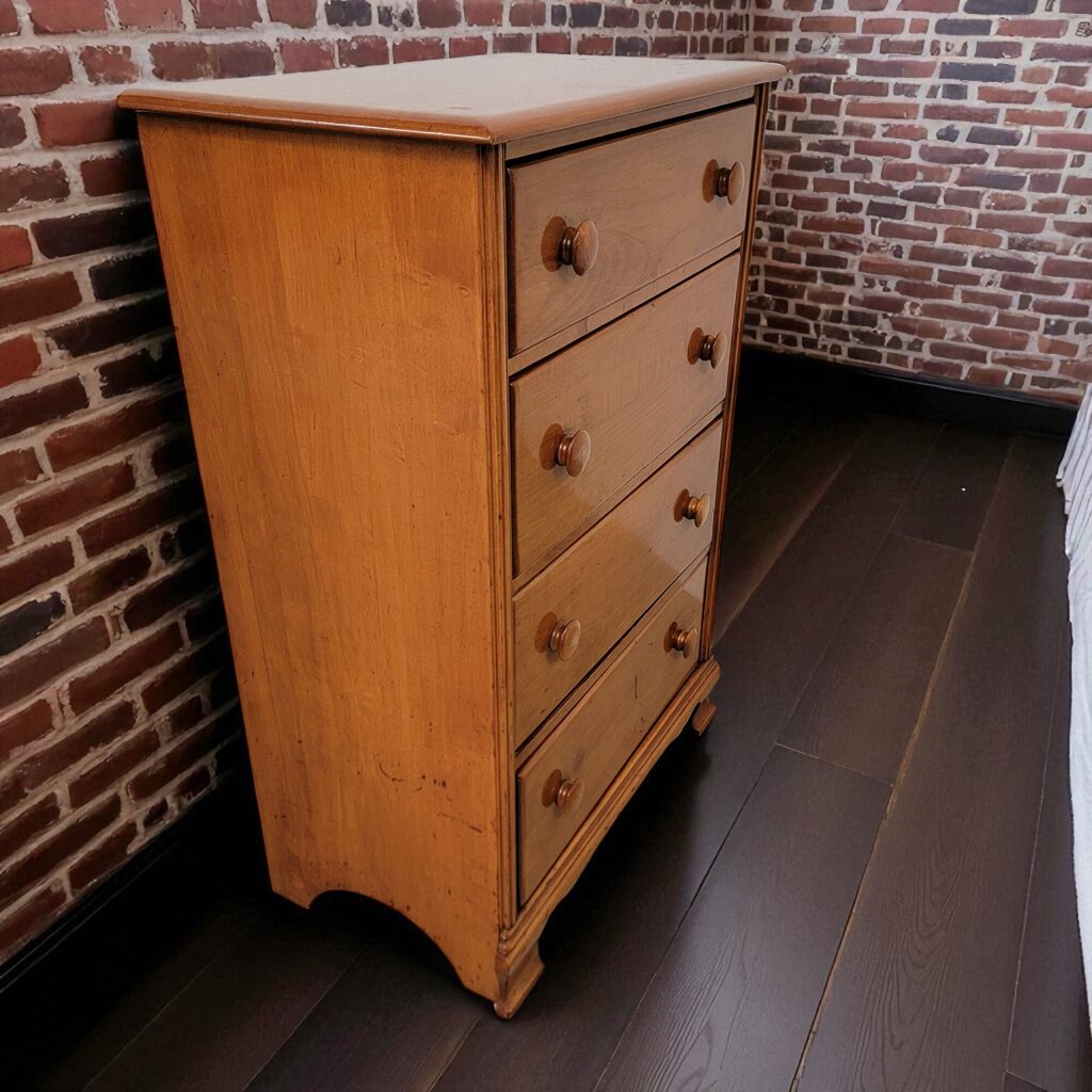 7119 Antique Maple 4 Drawer #Chest