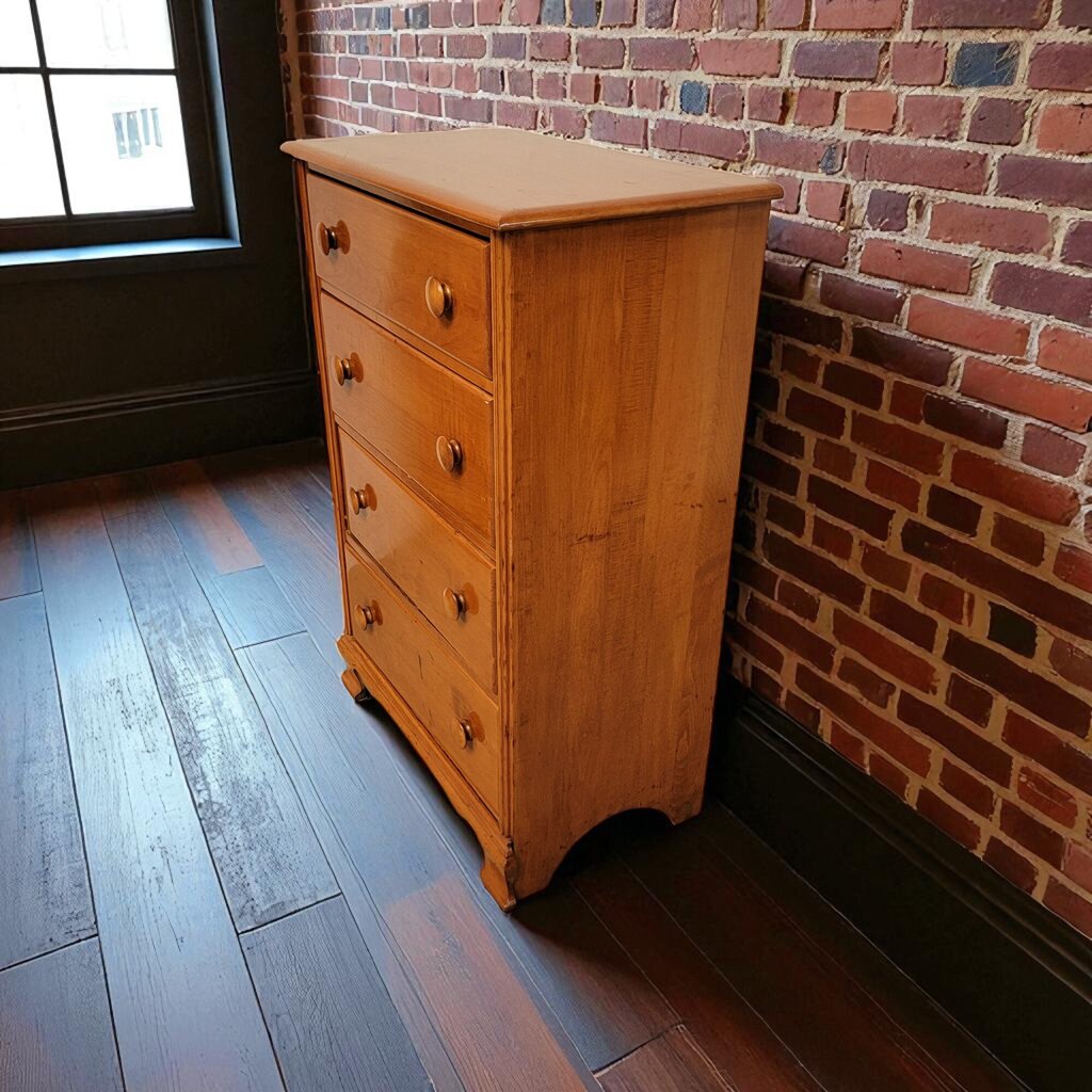 7119 Antique Maple 4 Drawer #Chest