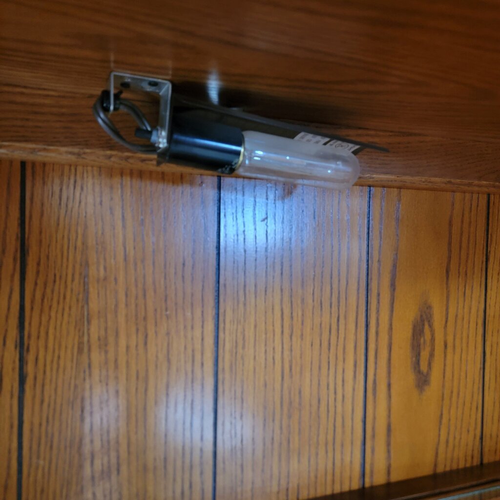 7184 Oak Curio Display #Cabinet with Drawer ~ Furniture