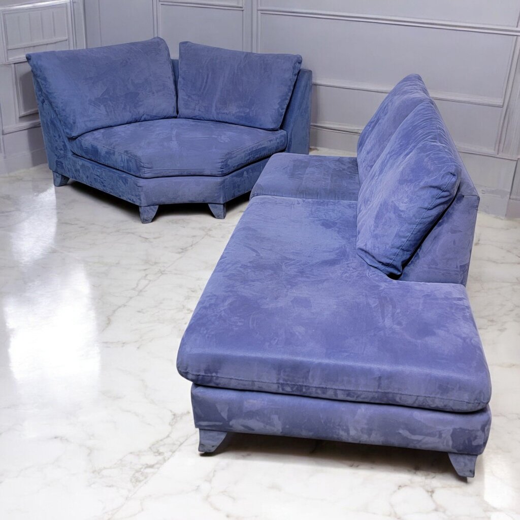 7333 Modern Periwinkle 2 Piece Sectional Sofa ~ Furniture