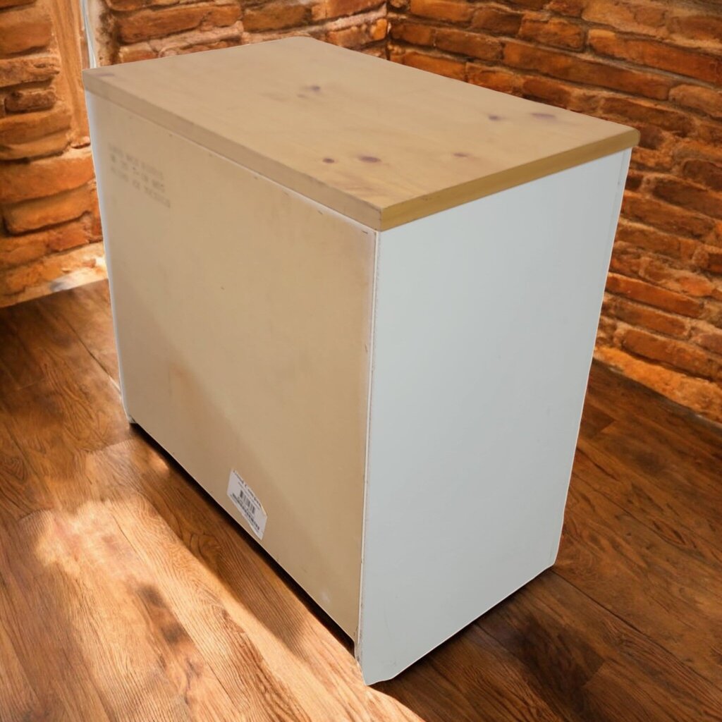 7615 Country Pine and White 3 Drawer #Chest