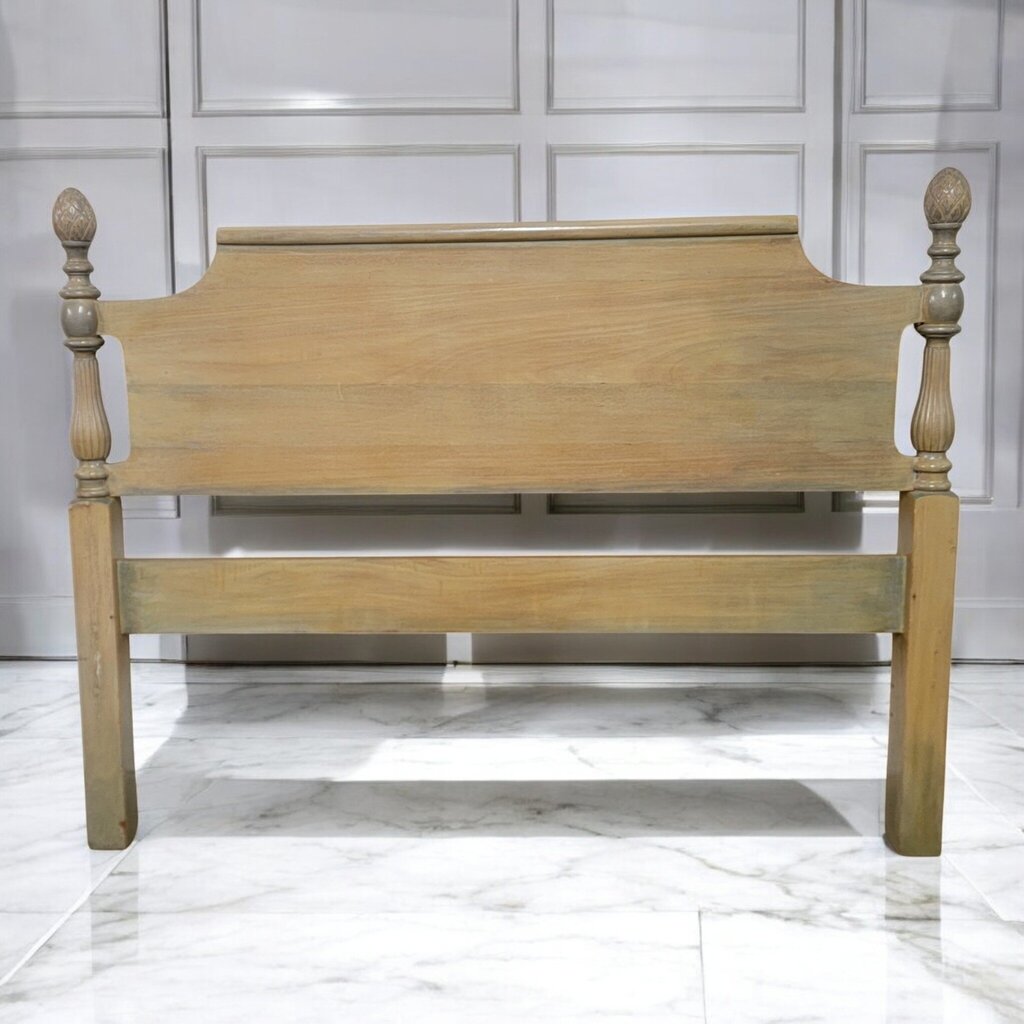 7671 Limewashed Pinecone Themed Full Size #Bed Frame