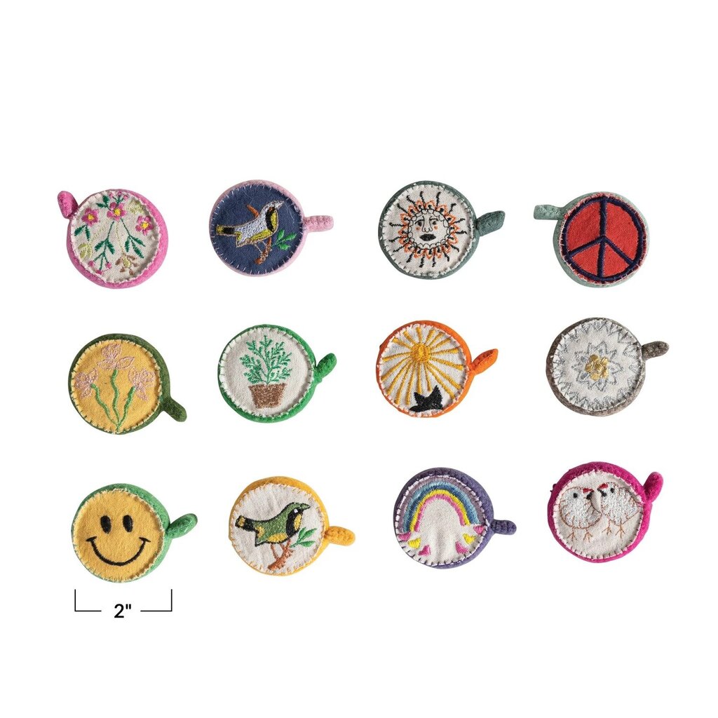 Tape Measure | Embroidered Wool Felt * Gifts & Speciality