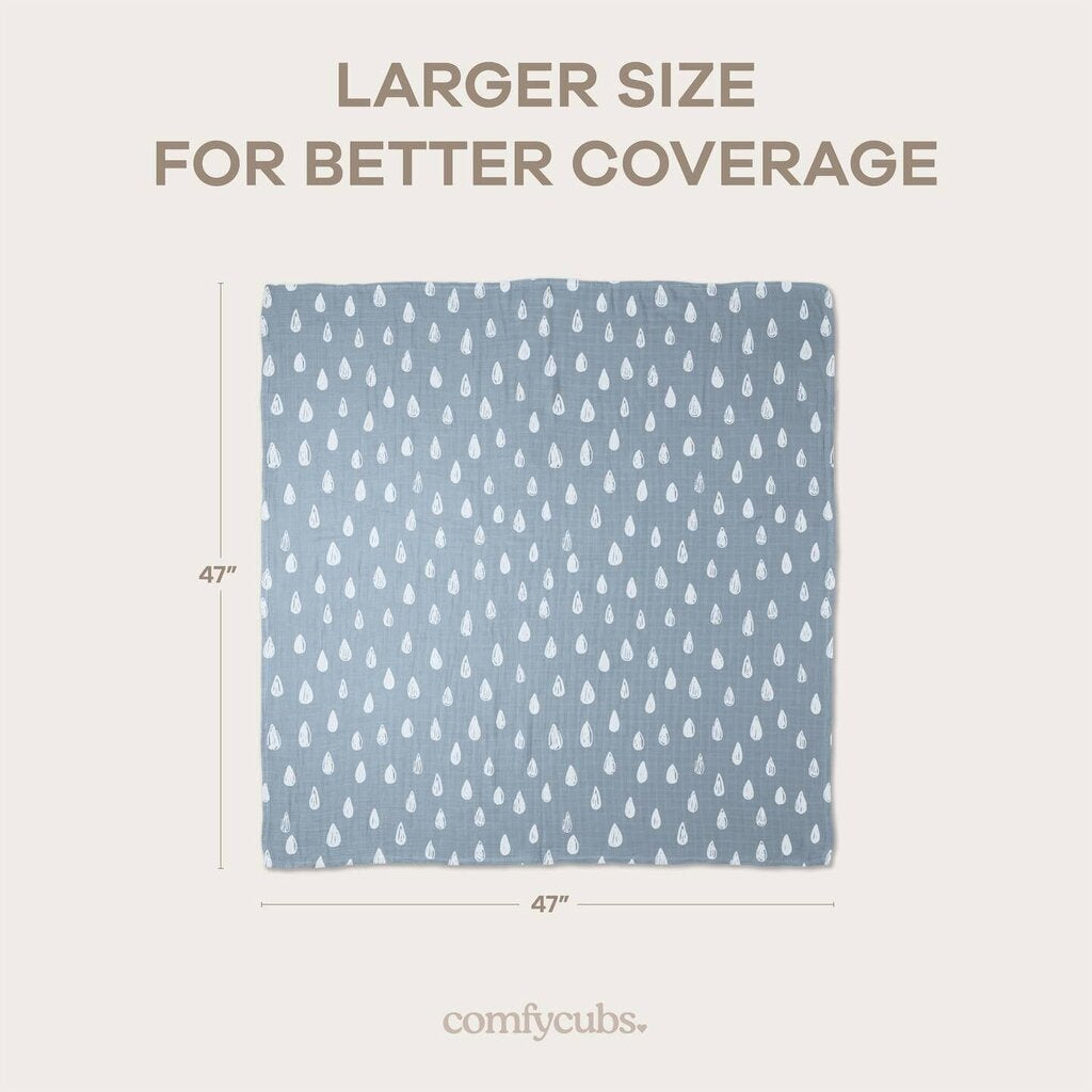 Color Print Bamboo/Muslin Swaddle * Children's