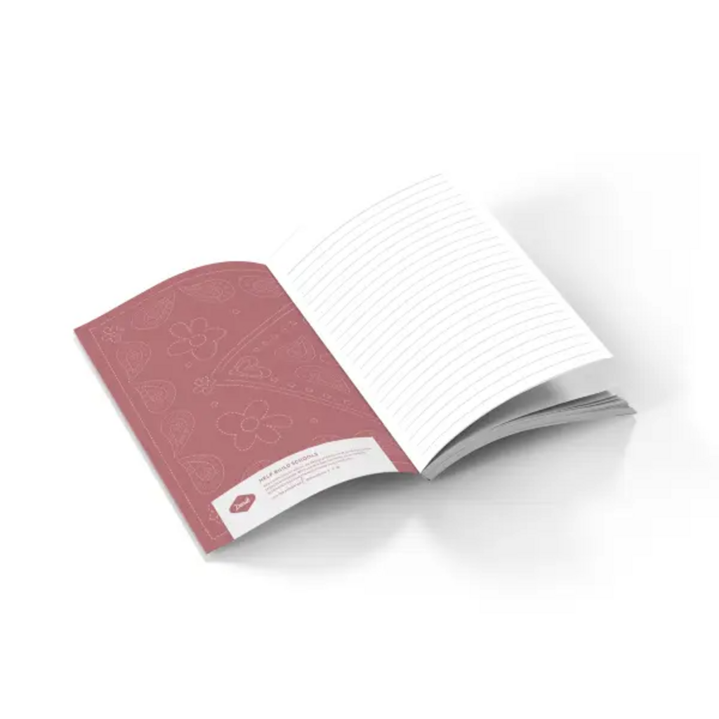 Boots & Flowers Soft Touch Layflat Notebook Journal * Gifts & Speciality