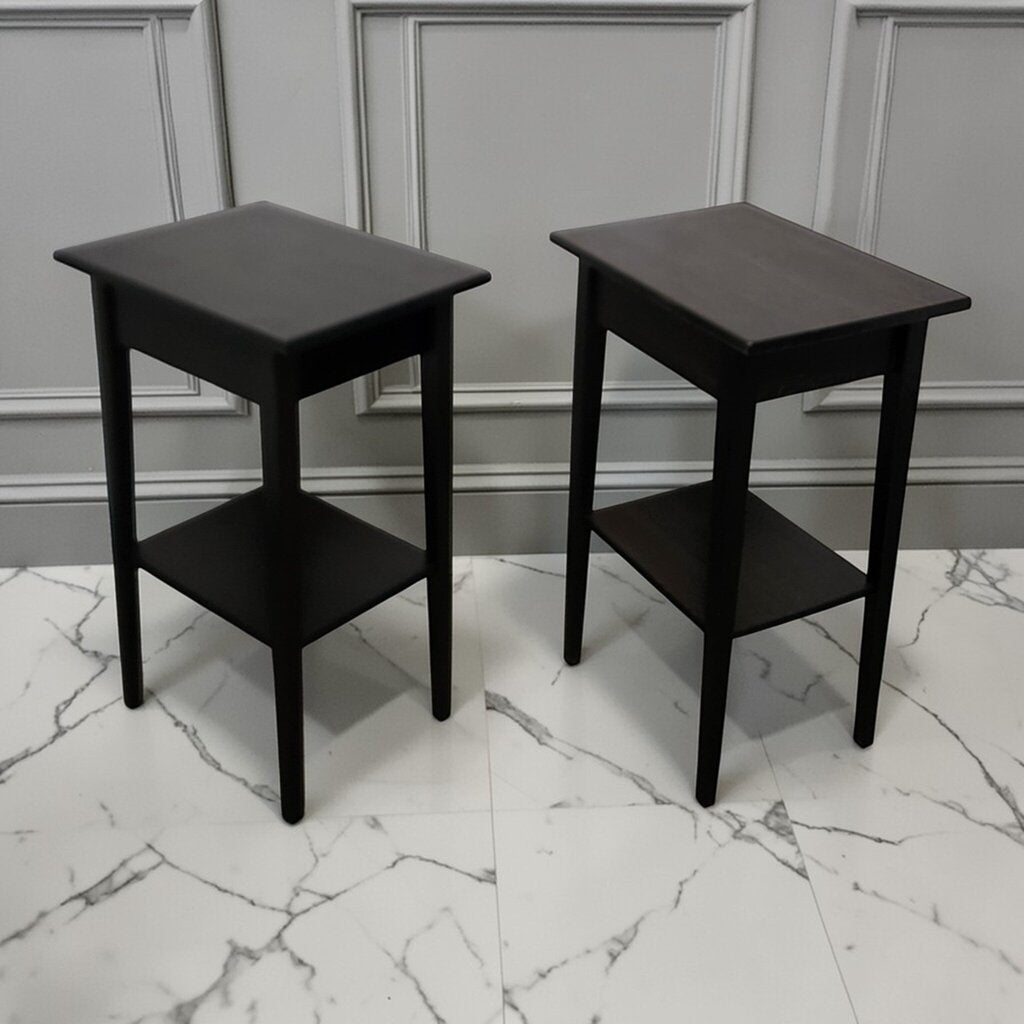 7853 Contemporary Black Nightstand