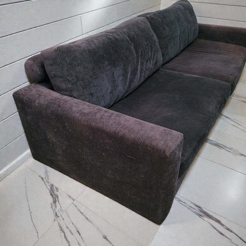 7950 Contemporary Black Corduroy Down #Sofa