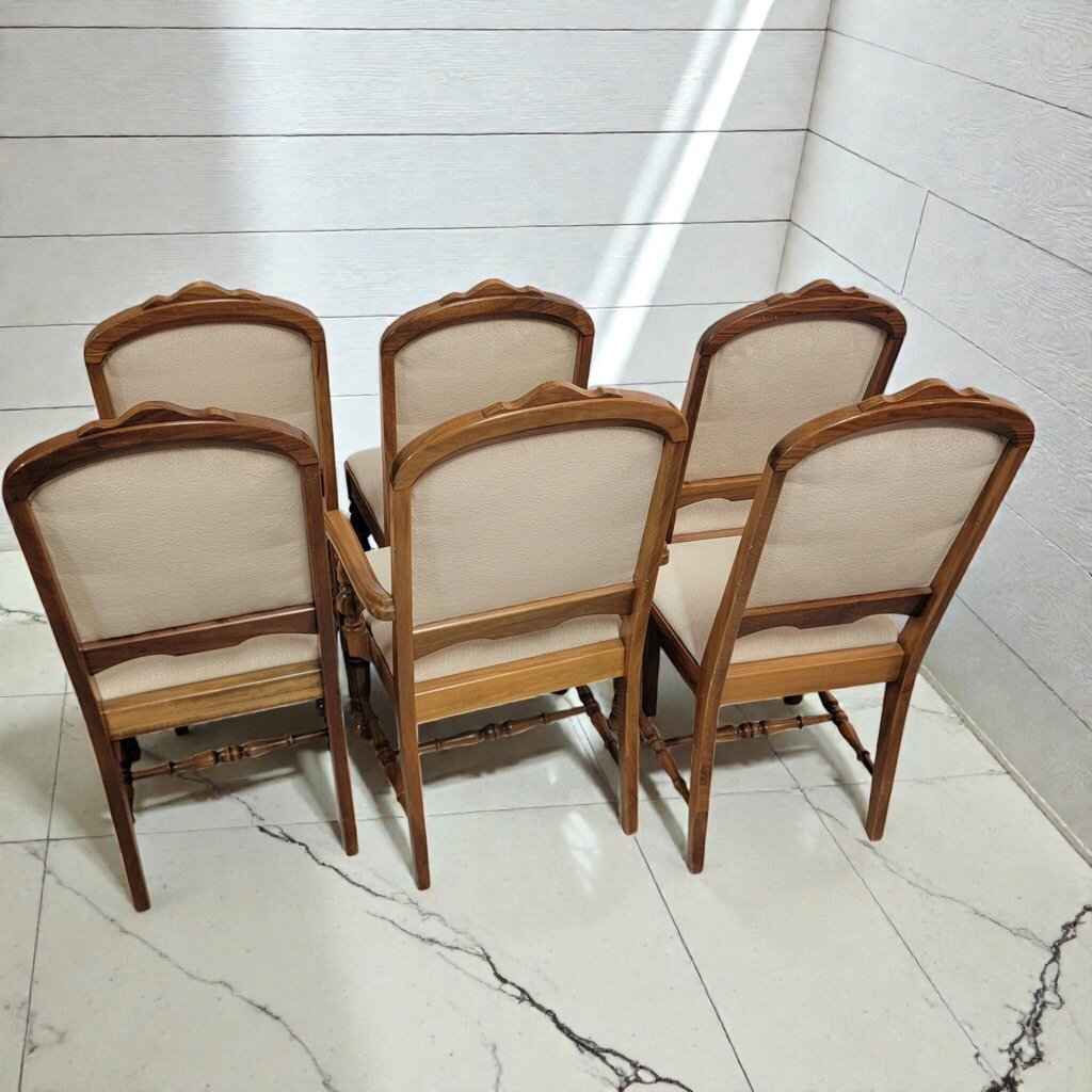 7955 Vintage 1970s Mediterranean Revival Trestle #Dining Set