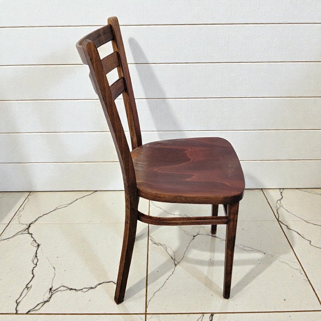 8053 Vintage Bentwood Slat- Back Side #Chair