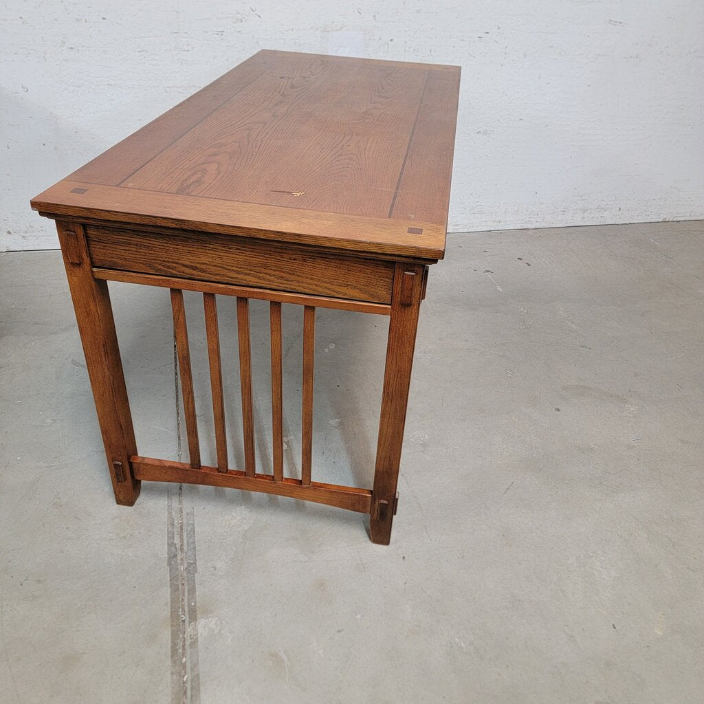 8189 Mission Style Oak Executive #Desk