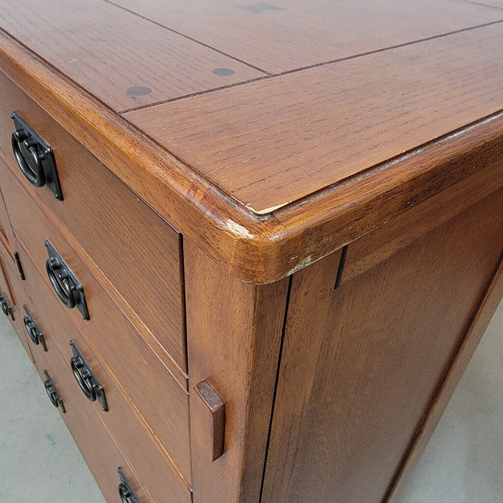 8193 Mission Style Oak #Dresser with Cabinet ~ FURNITURE
