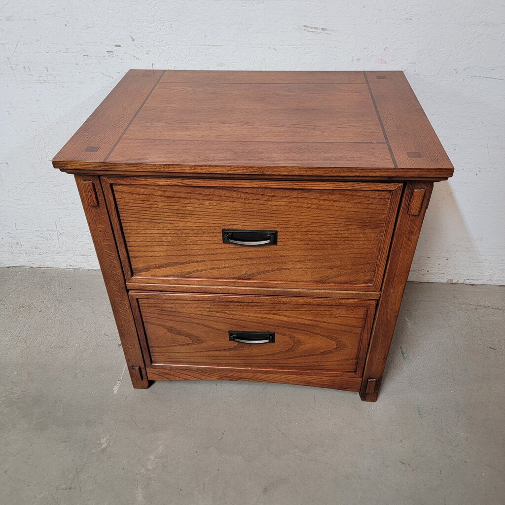 8194 Mission Style Oak Filing #Cabinet