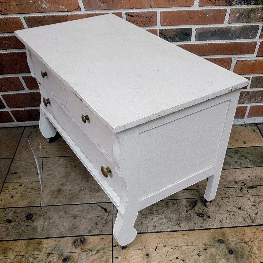 8056 White Painted Late Victorian Empire Revival #Dresser