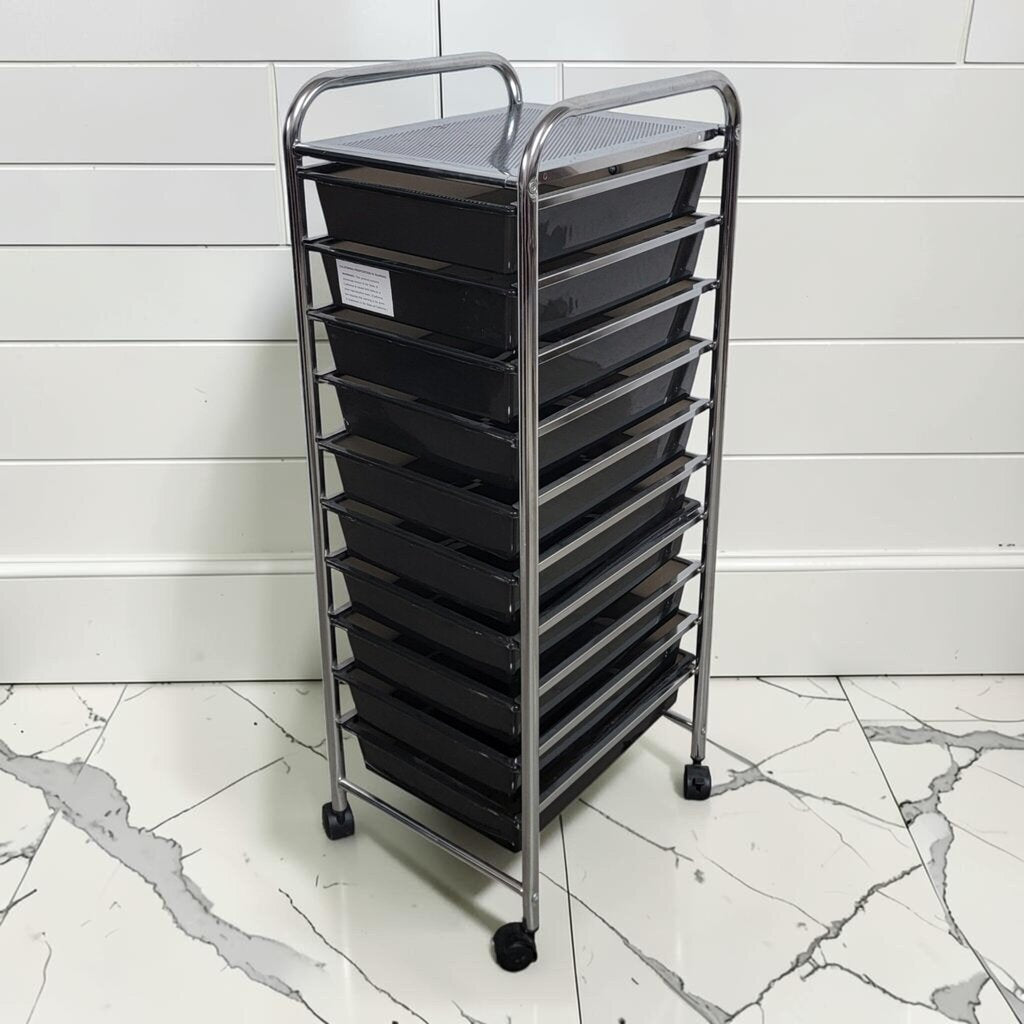 8282 10-Drawer Rolling Storage Cart ~ FURNITURE