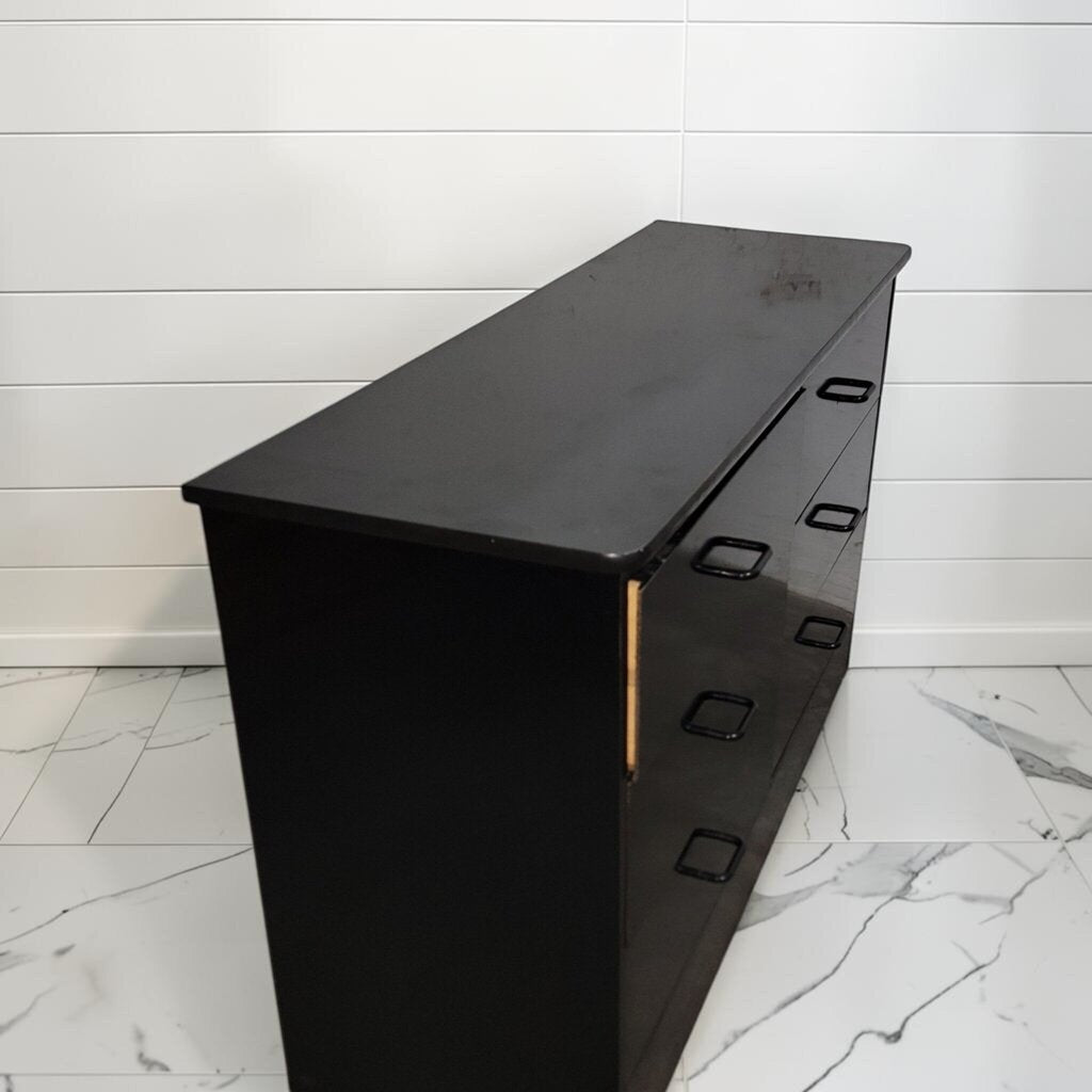 8424 Contemporary Black 6 Drawer #Dresser ~ FURNITURE