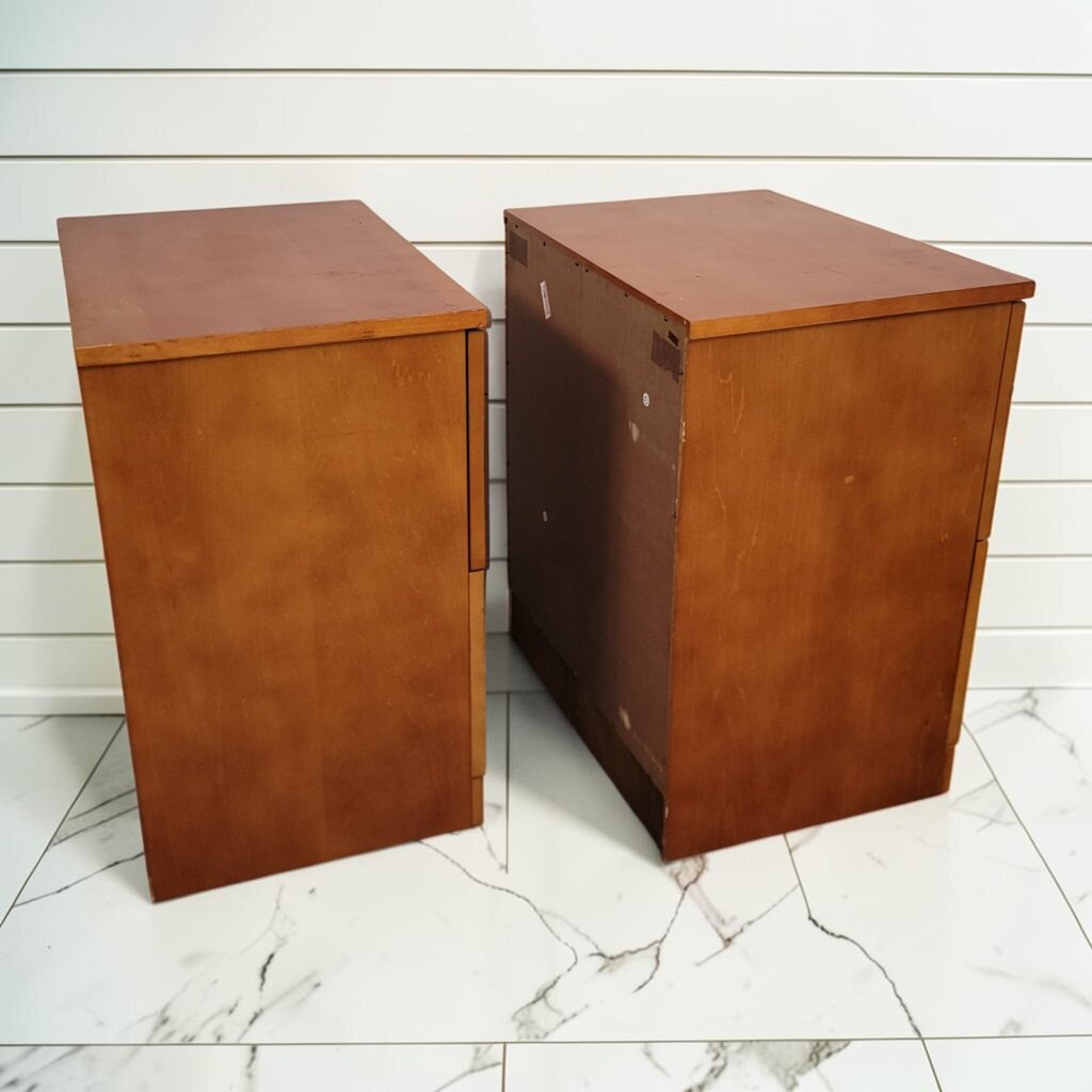 8446-8447 Contemporary Two-Drawer Lateral Filing Cabinets ~ FURNITURE