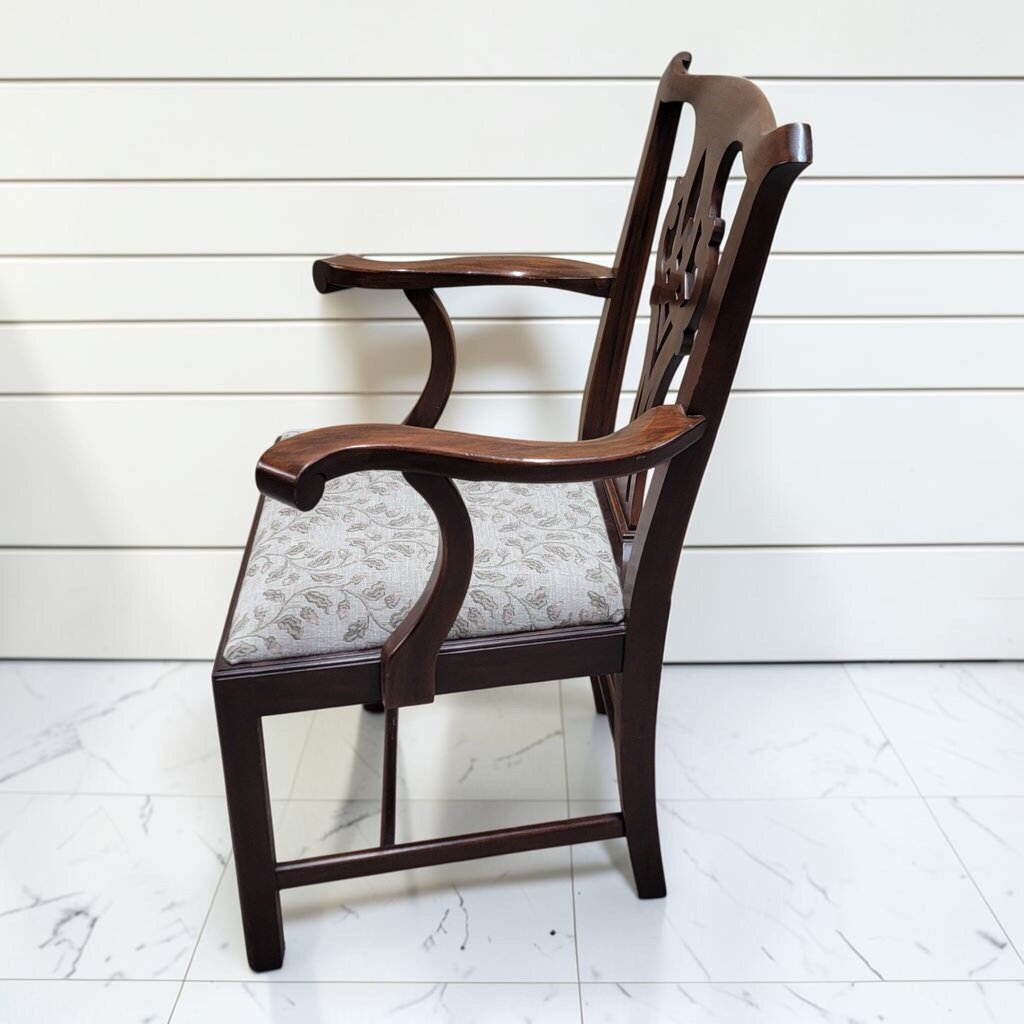 8503 Vintage Chippendale Style Pierced Splat #Armchair