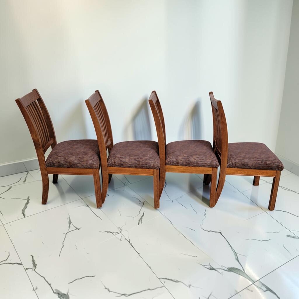 8540 Mission Style Circular #Dining Set