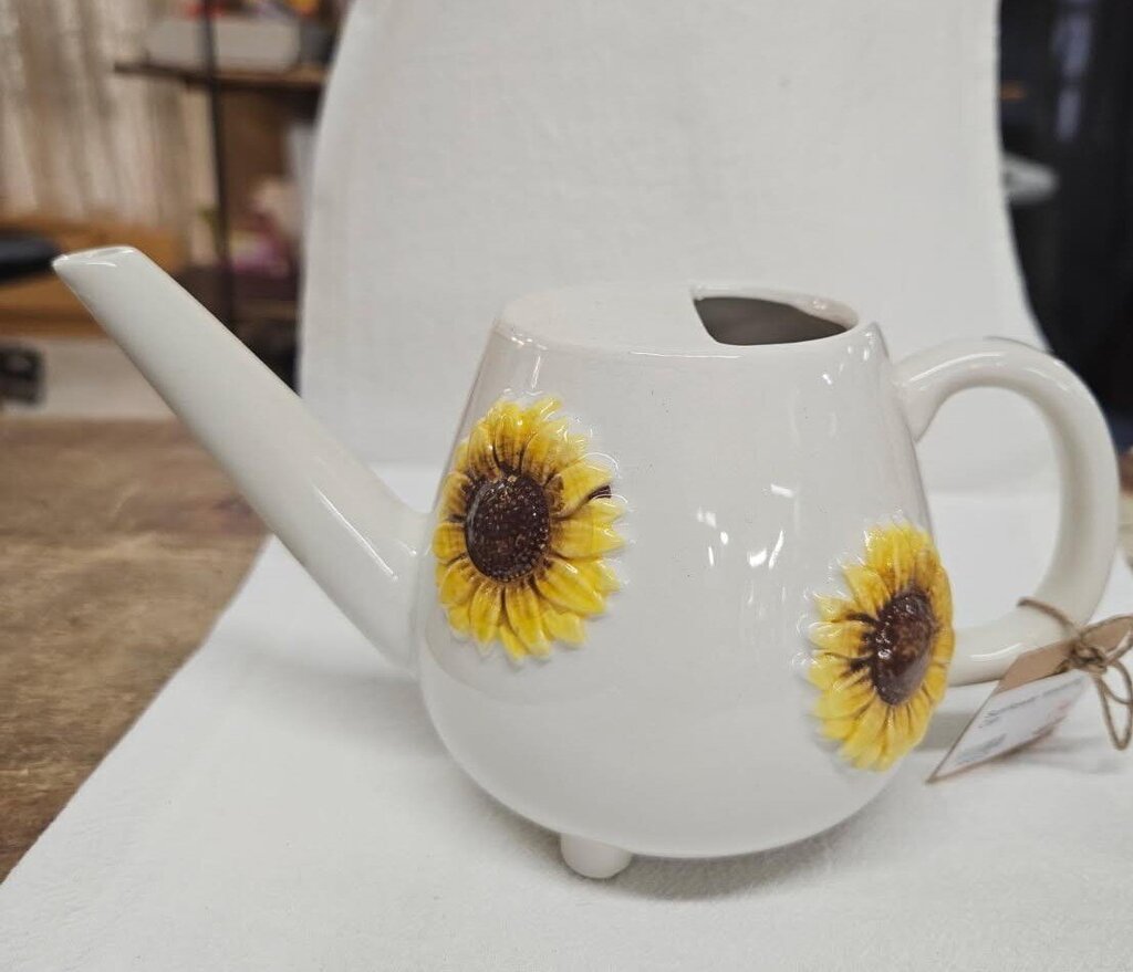 Sunflower Watering Can