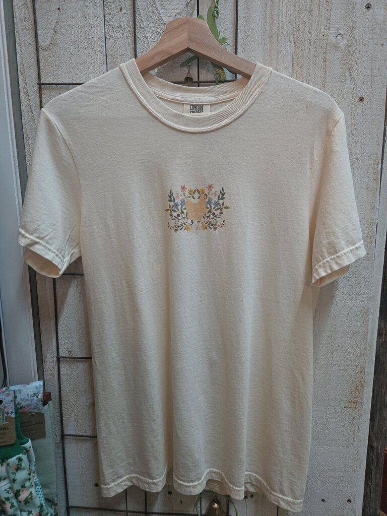 Chickens & Flowers Tee | Sm