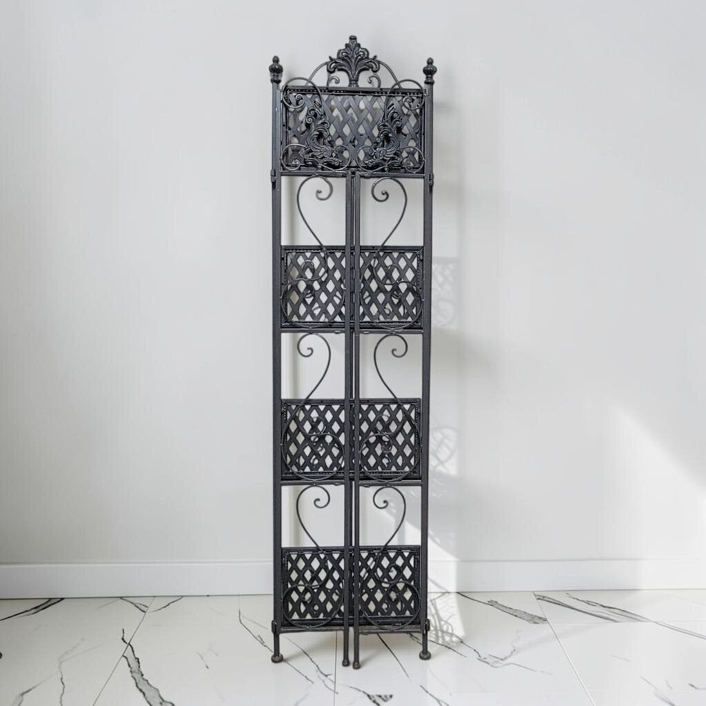 8671 Contemporary 4-Tier Folding Metal Bakers #Rack