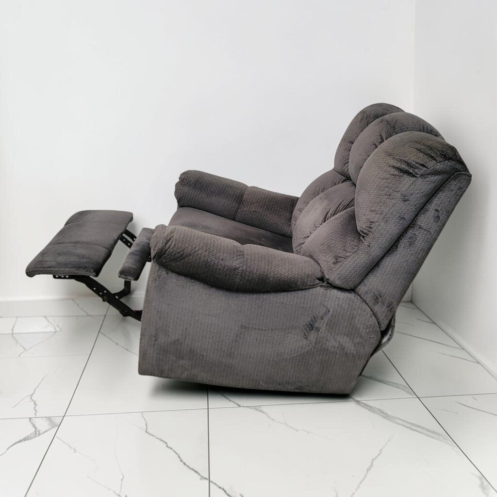 8690 Contemporary Grey Textured Rocker Recliner
