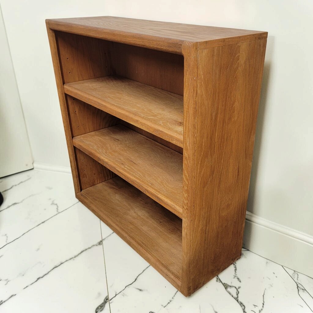 8819 Oak 3 Shelf Bookcase