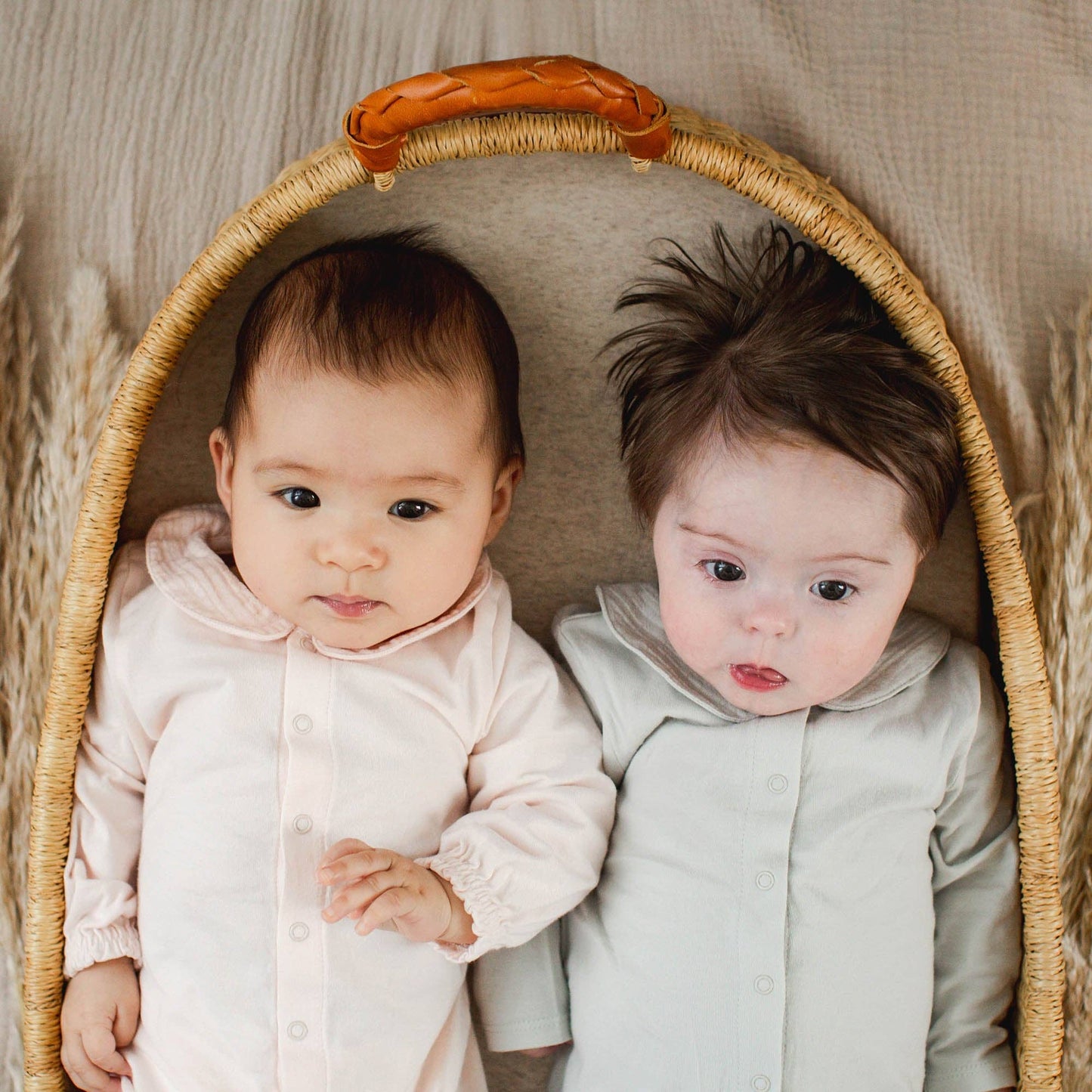 Muslin Collar Infant Boy Jumpsuit