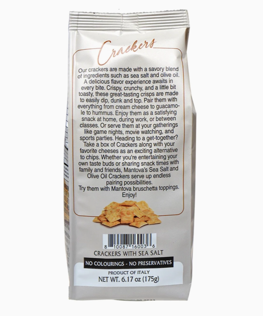 Mantova Crackers with Sea Salt