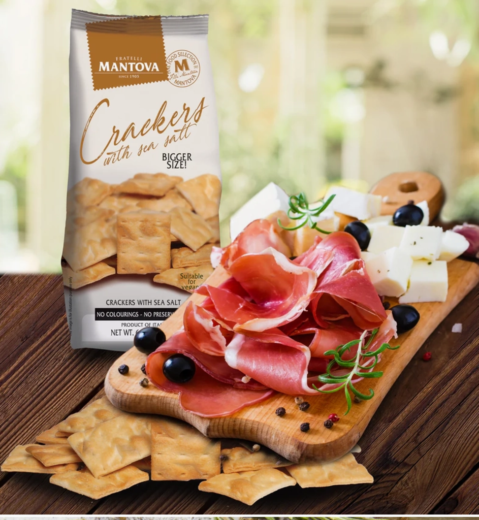 Mantova Crackers with Sea Salt