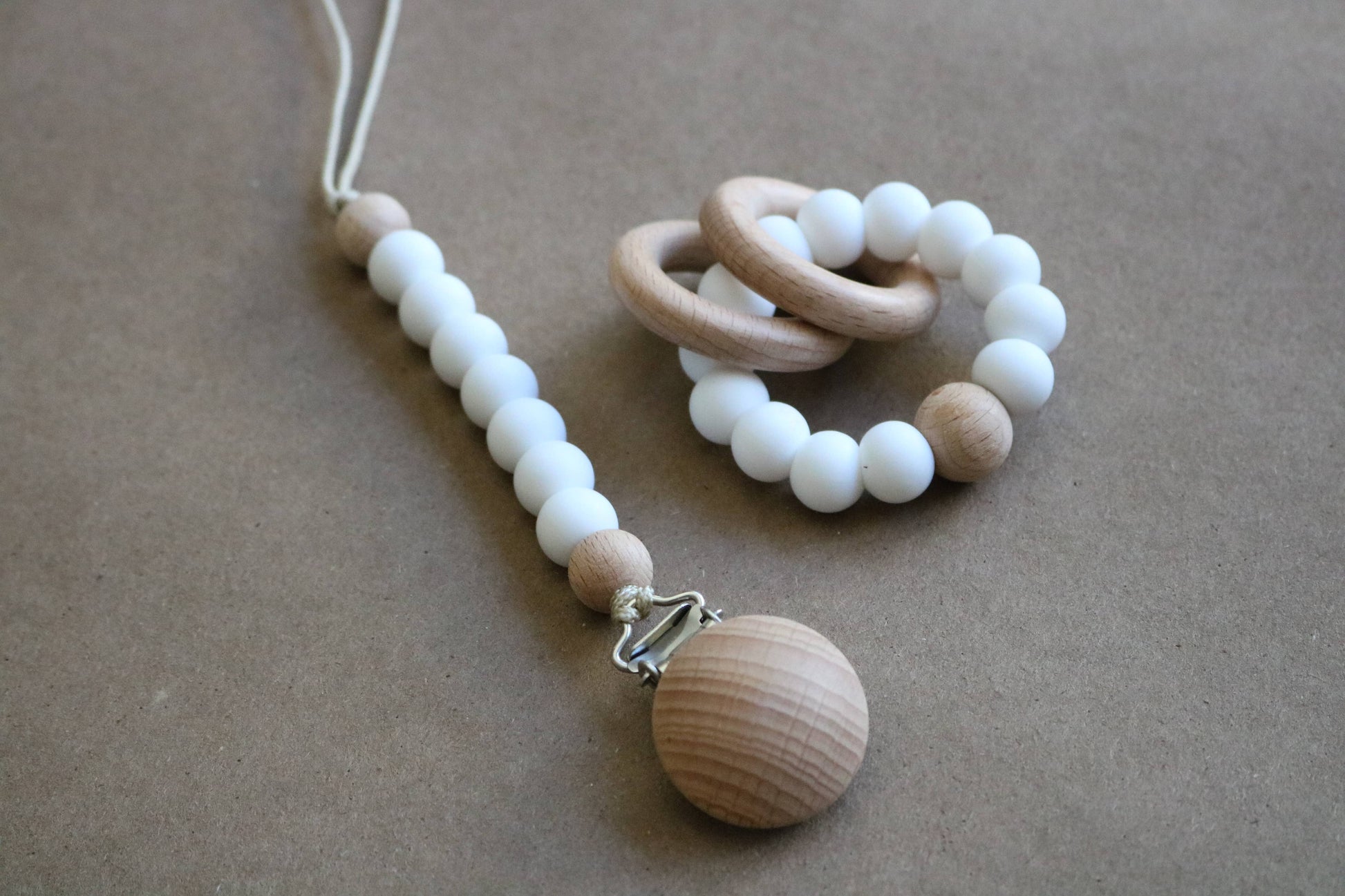 Ring Teether- White