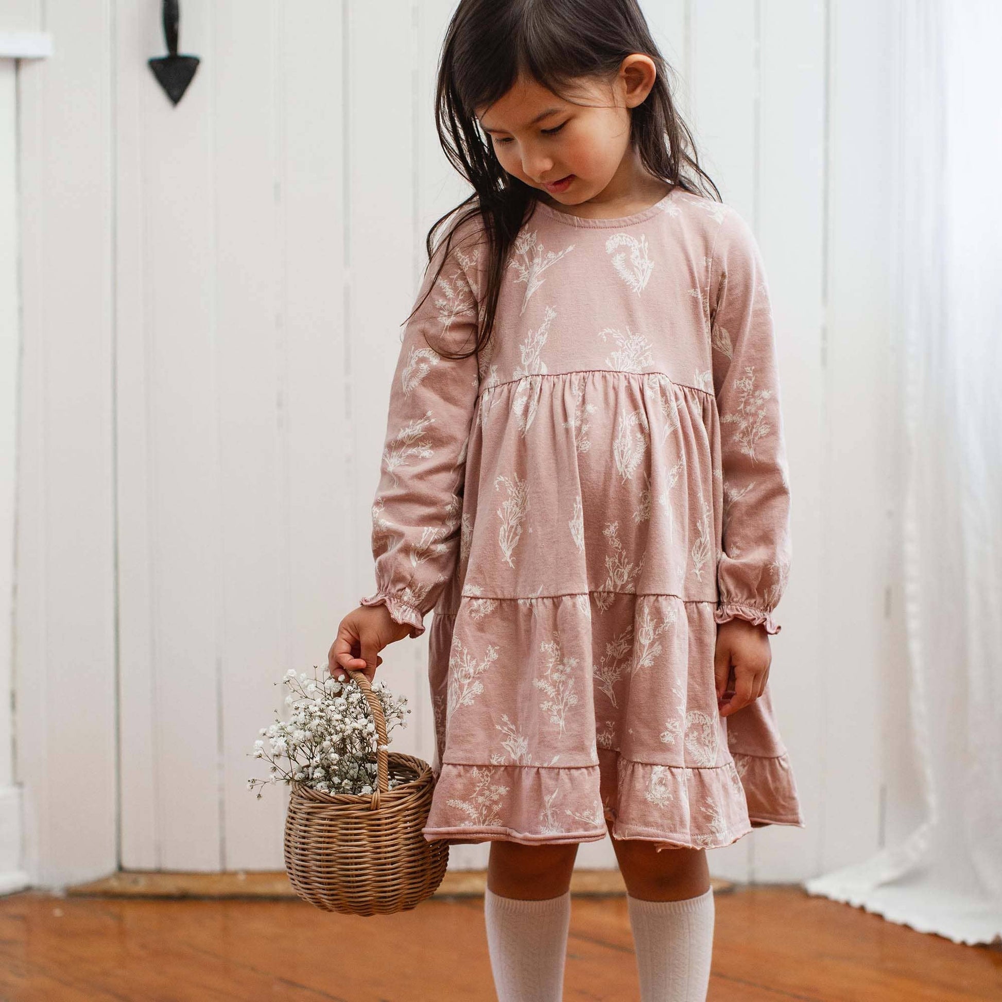 Little Wild Flower Dress & Diaper Cover