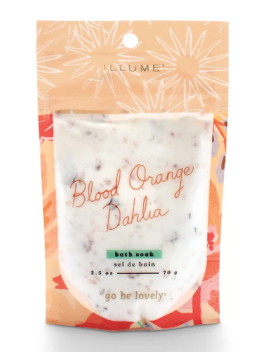 Blood Orange Dahlia Bath Soak with Rose Botanicals New * Bath & Body * Soap & Lotion