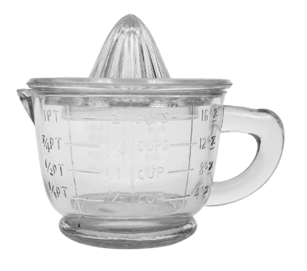 Pressed Glass Juicer New * Home