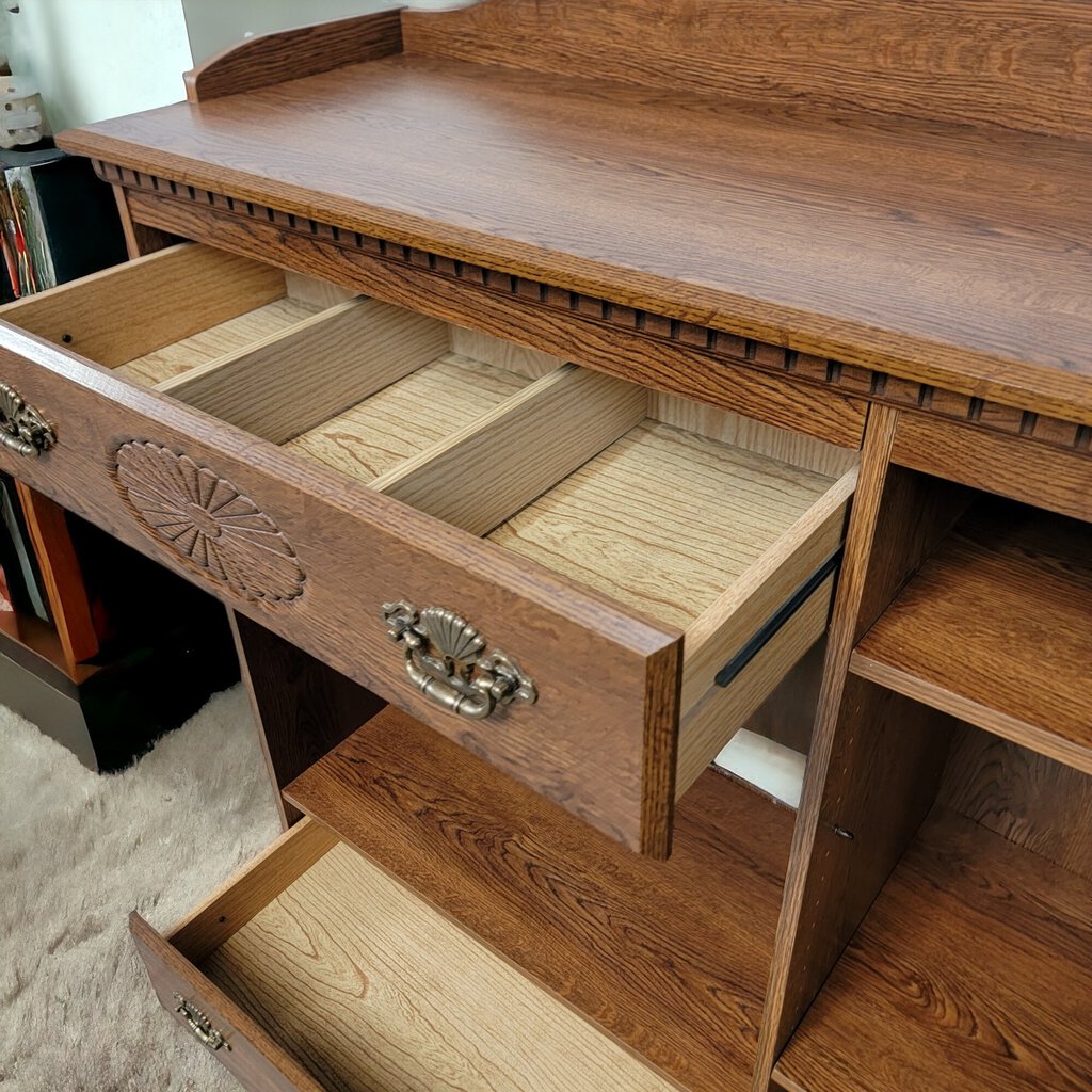 5108 Oak Woodgrain #Cabinet with Drawers