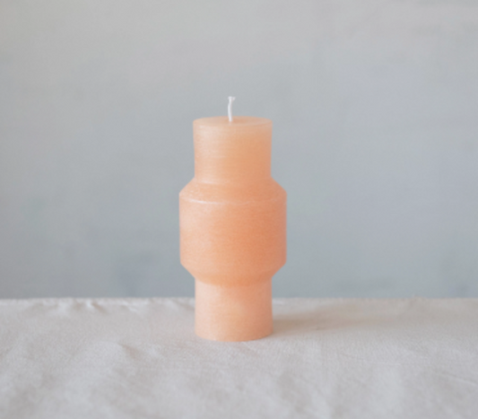 Unscented Totem Pillar Candle