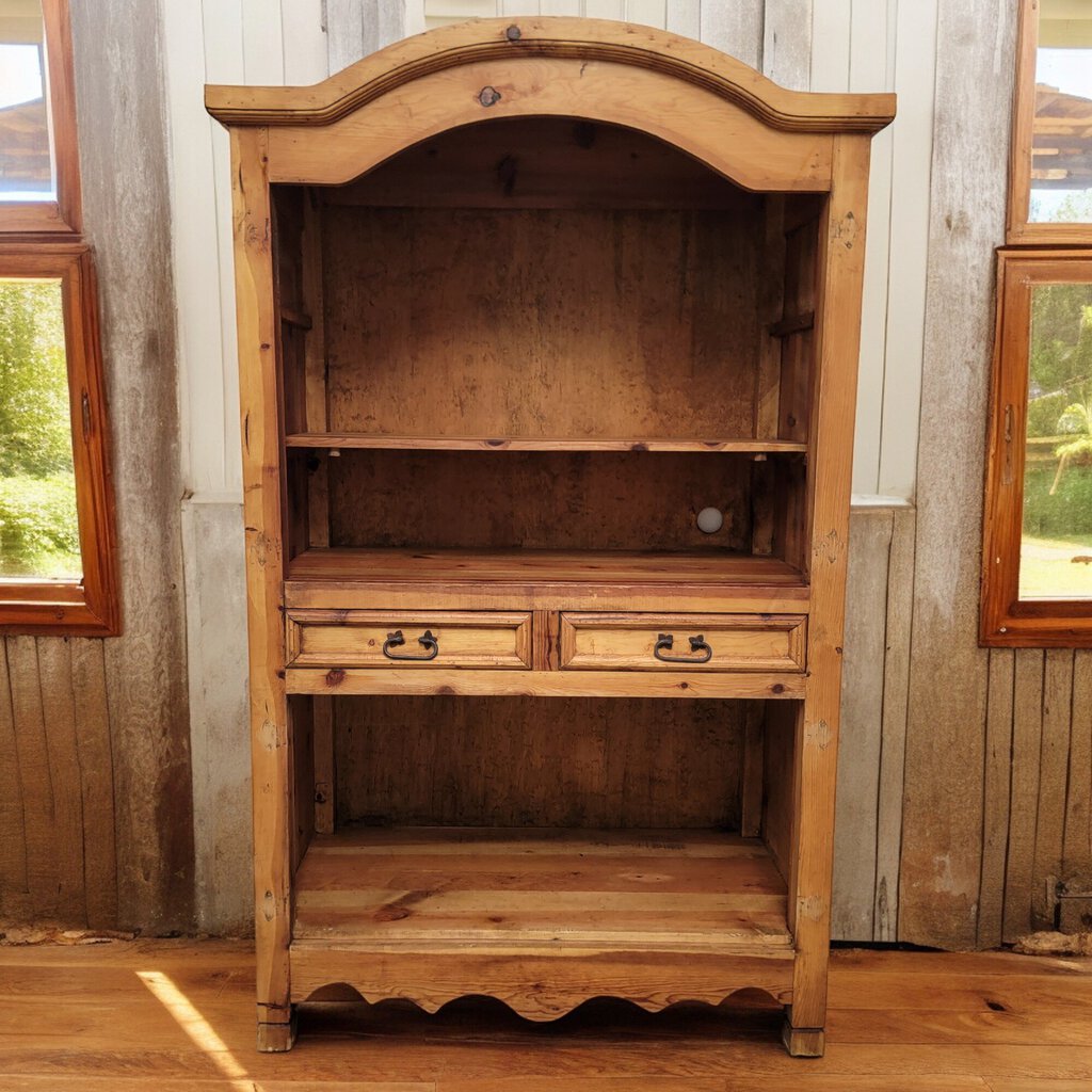 5395 Rustic Mexican Pine Coffee/ Server Bar