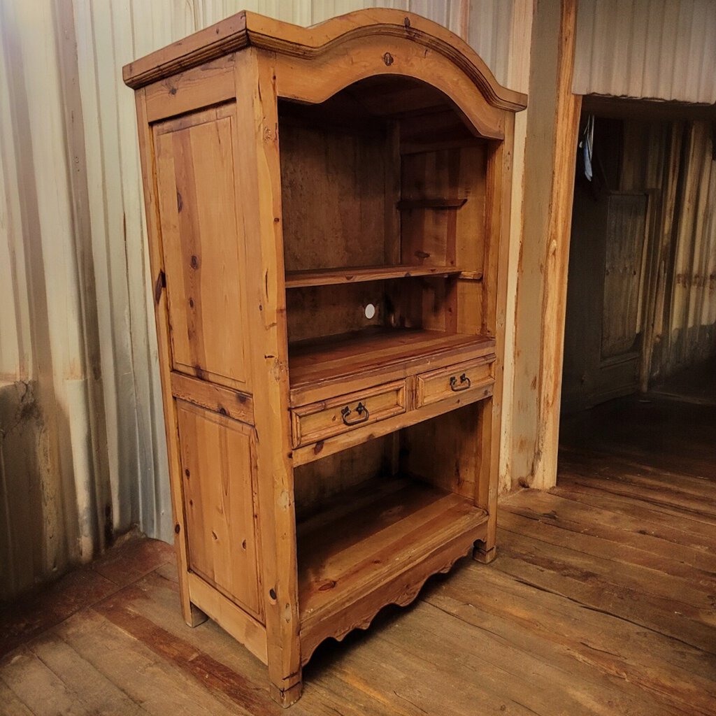 5395 Rustic Mexican Pine Coffee/ Server Bar