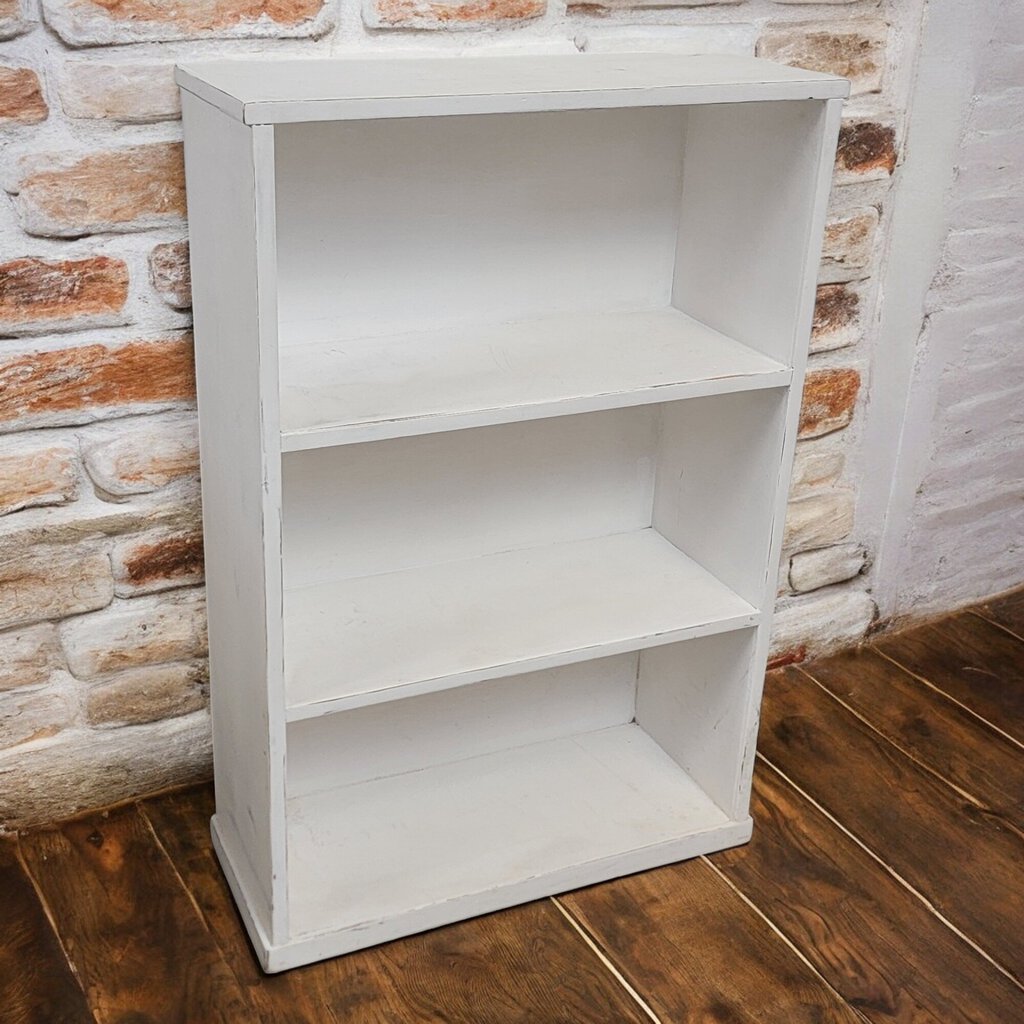 5428 Shabby White 4 Tier Bookshelf