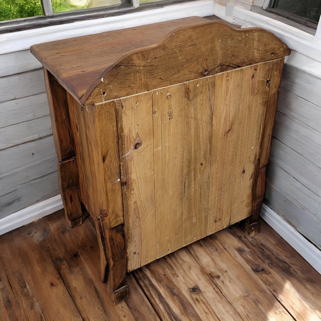 5460 Mexican Pine Cabinet Nightstand