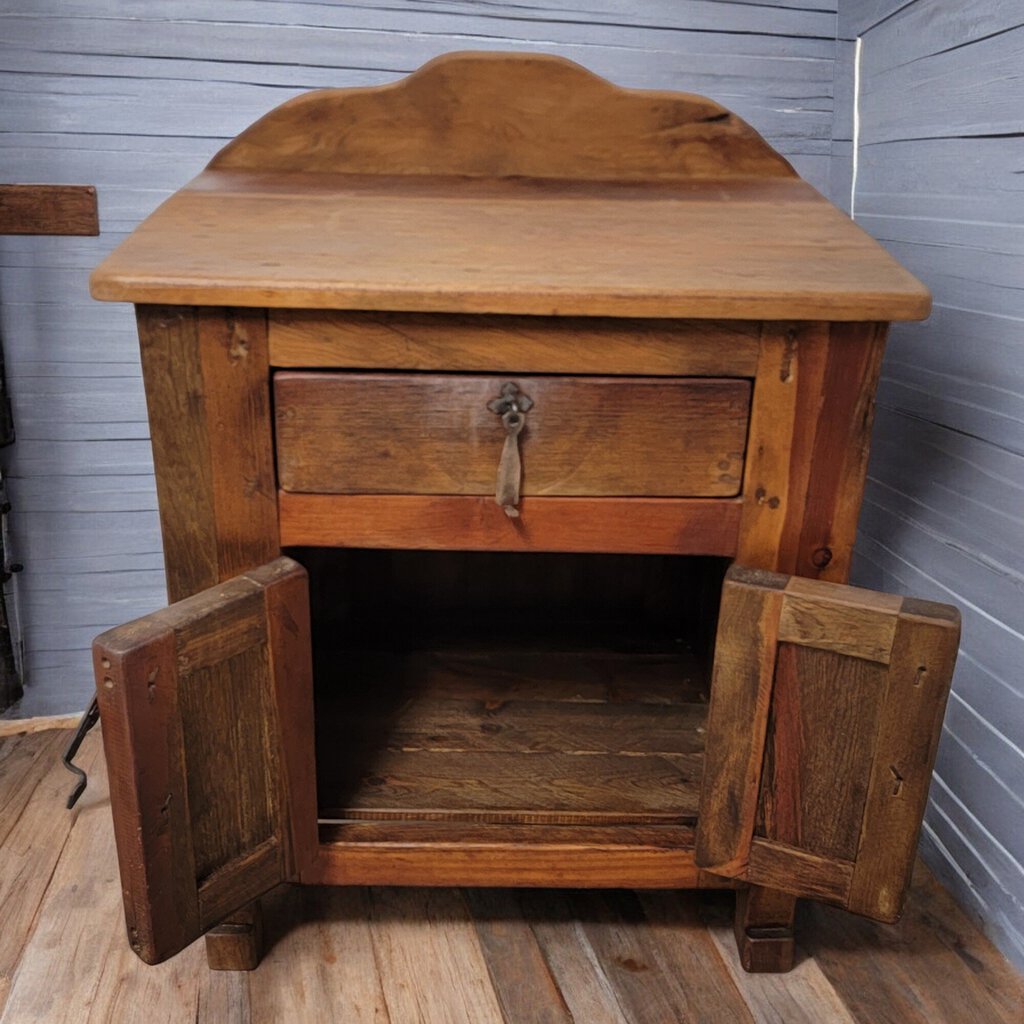 5460 Mexican Pine Cabinet Nightstand