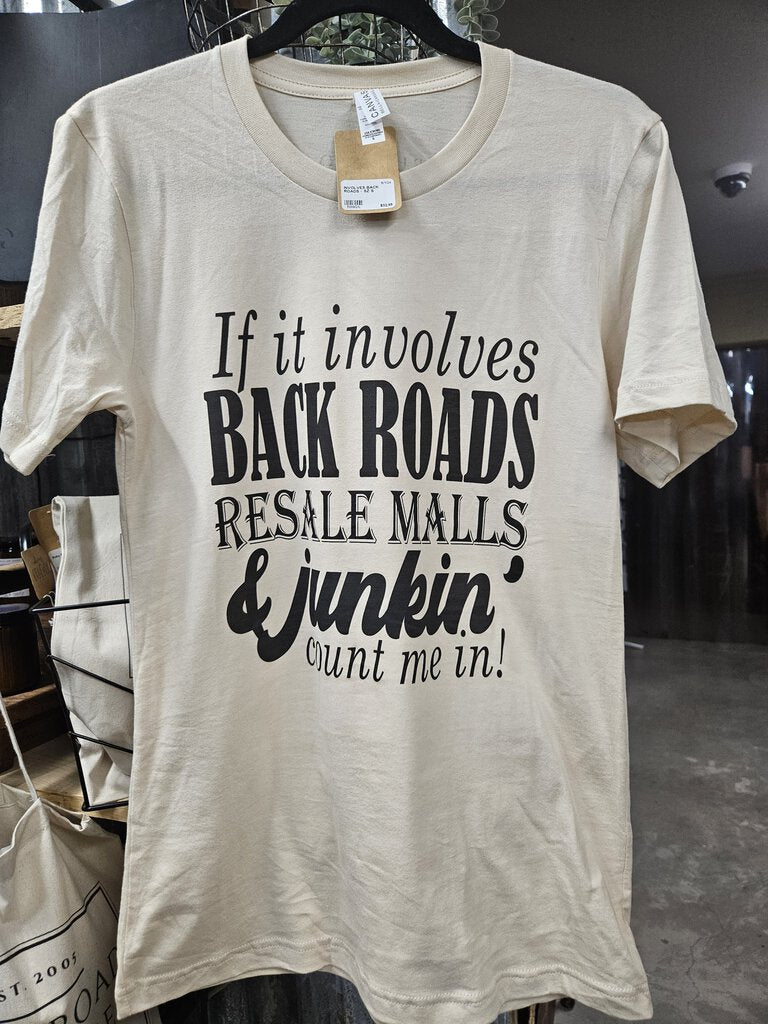 INVOLVES BACK ROADS - SZ M New ~ Apparel