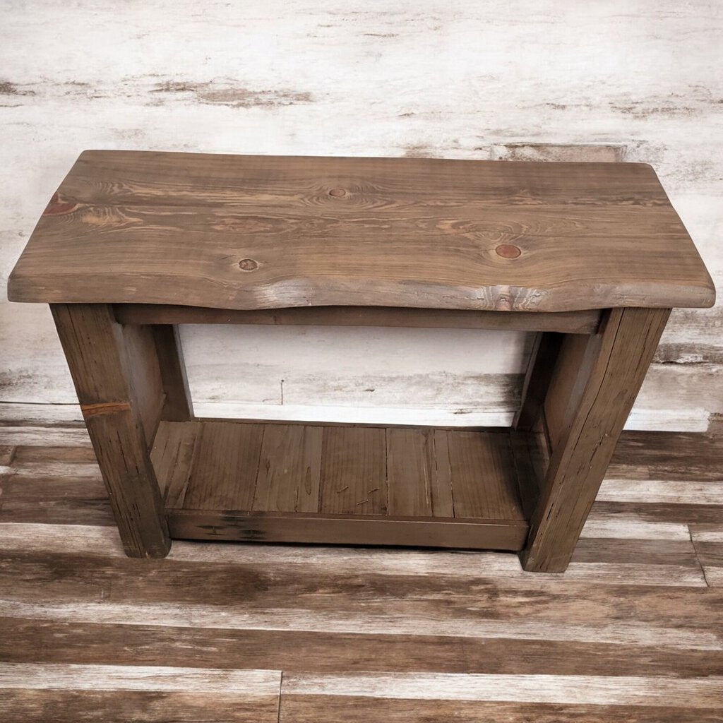 5789 Handcrafted Pine & Tin #Console