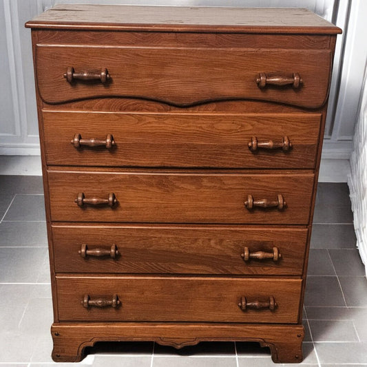 5881 Vintage Western Style 5 Drawer Chest