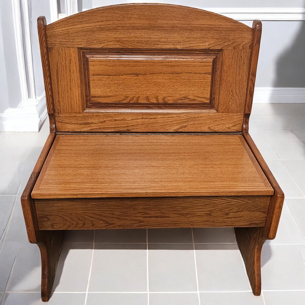 5918 Country Oak Storage #Bench