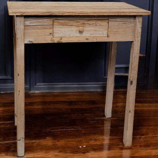 5931 Tall Rustic Shabby Console #Table with Drawer