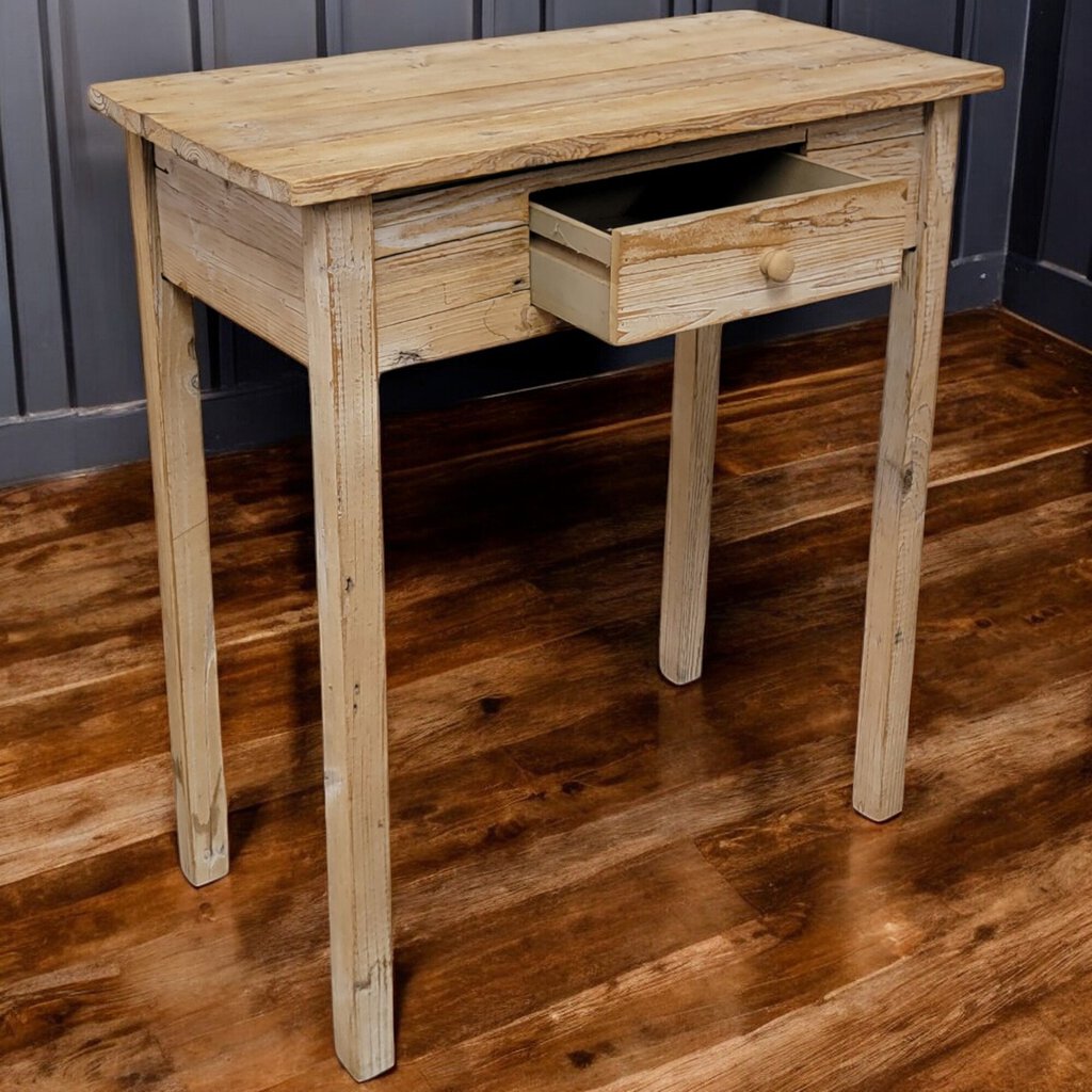 5931 Tall Rustic Shabby Console #Table with Drawer