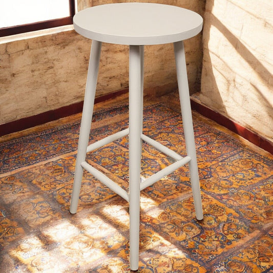 5947 White @home Barstool