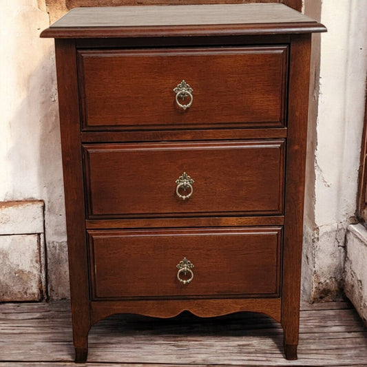 5950 Cherry 3 Drawer #Nightstand